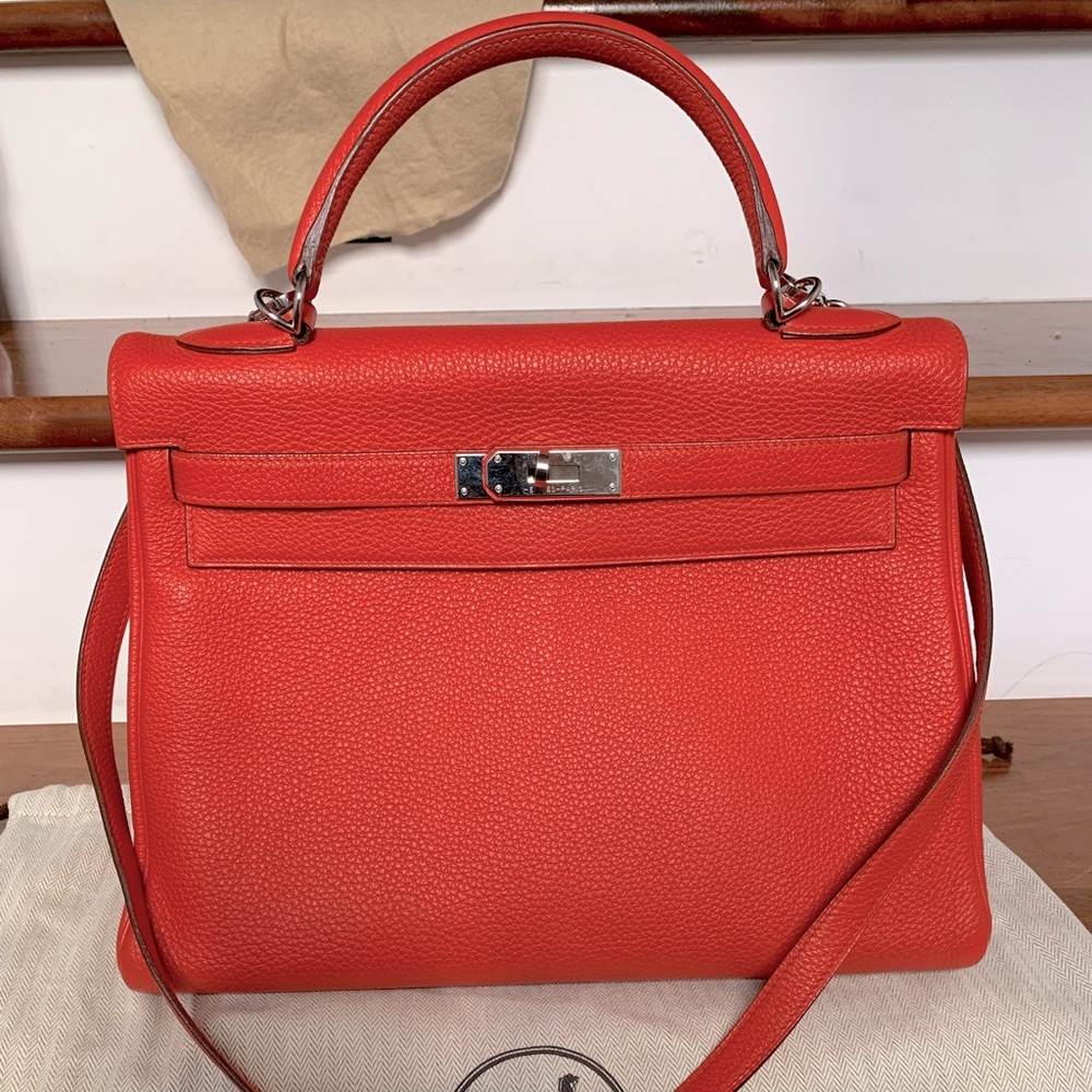 Hermes Kelly 32 Red with PHW